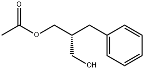 1,3-Propanediol, 2-(phenylMethyl)-, 1-acetate, (2R)- Struktur