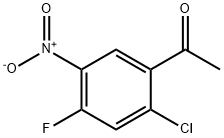 1-(2-Chloro-4-fluoro-5-nitro-phenyl)-ethanone Struktur