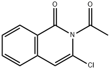 2-Acetyl-3-chloroisoquinolin-1(2H)-one Struktur