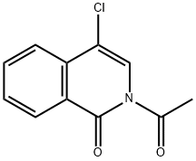 2-Acetyl-4-chloroisoquinolin-1(2H)-one Struktur