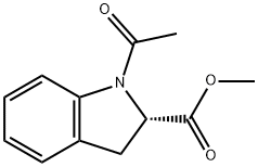 1H-Indole-2-carboxylic acid, 1-acetyl-2,3-dihydro-, Methyl ester, (2S)-