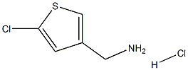 3-Thiophenemethanamine, 5-chloro-, hydrochloride (1:1) Struktur