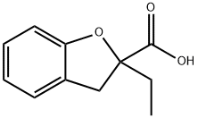 2-Ethyl-2,3-dihydrobenzofuran-2-carboxylic acid Struktur