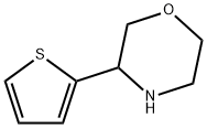 3-(Thiophen-2-yl)Morpholine Struktur