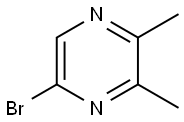 5-BroMo-2,3-diMethylpyrazine Struktur