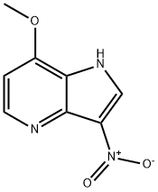 7-Methoxy-3-nitro-4-azaindole Struktur