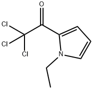 2,2,2-trichloro-1-(1-ethyl-1H-pyrrol-2-yl)ethanone Struktur