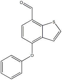 4-PhenoxyBenzo[b]thiophene-7-carboxaldehyde Struktur