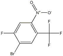 3-Bromo-4-fluoro-6-nitrobenzotrifluoride Struktur