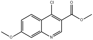 Methyl 4-chloro-7-Methoxyquinoline-3-carboxylate Struktur