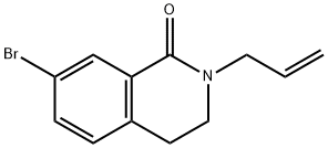 2-Allyl-7-broMo-3,4-dihydroisoquinolin-1(2H)-one Struktur