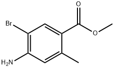 Methyl 4-aMino-5-broMo-2-Methylbenzoate Struktur