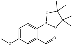 5-Methoxy-2-(4,4,5,5-tetraMethyl-1,3,2-dioxaborolan-2-yl)benzaldehyde Struktur