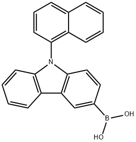 [9-(1-naphthalenyl)-9H-carbazol-3-yl]-Boronic acid(1NCBA) Struktur