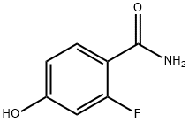 2-fluoro-4-hydroxybenzamide Struktur