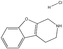 1,2,3,4-Tetrahydrobenzofuro[2,3-c]pyridine hydrochloride Struktur