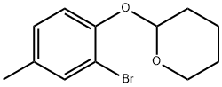 2-(2-BroMo-4-Methylphenoxy)tetrahydro-2H-pyran Struktur