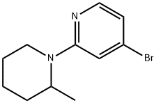 4-Bromo-2-(2-methylpiperidin-1-yl)pyridine Struktur