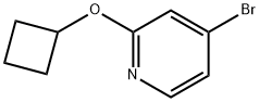 4-broMo-2-cyclobutoxypyridine Struktur