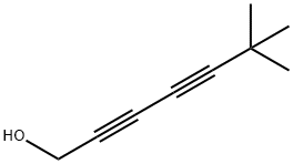 6,6-DiMethyl-2,4-heptadiyn-1-ol Struktur