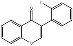 3-(2-fluorophenyl)-4H-chroMen-4-one Struktur