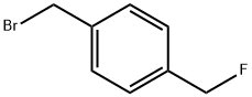 Benzene, 1-(broMoMethyl)-4-(fluoroMethyl)- Struktur