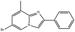 6-broMo-8-Methyl-2-phenylH-iMidazo[1,2-a]pyridine Struktur