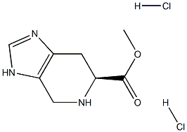 (S)-Methyl 4,5,6,7-tetrahydro-3h-iMidazo[4,5-c]pyridine-6-carboxylate DiHCl Struktur