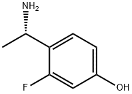 4-((1S)-1-AMINOETHYL)-3-FLUOROPHENOL Struktur