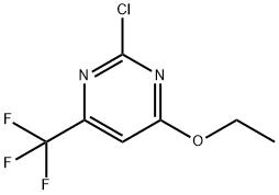 2-Chloro-4-ethoxy-6-(trifluoroMethyl)pyriMidine Struktur