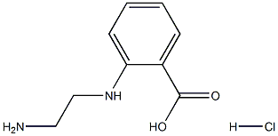 2-(2-aMinoethylaMino)benzoic acid hydrochloride Struktur