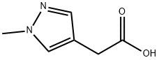 (1-Methyl-1H-pyrazol-4-yl)-acetic acid Struktur