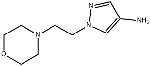 1-(2-Morpholin-4-yl-ethyl)-1H-pyrazol-4-ylaMine Struktur