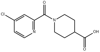 1-(4-Chloropicolinoyl)piperidine-4-carboxylic acid Struktur