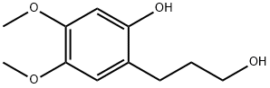 2-(3-Hydroxypropyl)-4,5-diMethoxyphenol Struktur