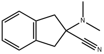 2-(diMethylaMino)-2,3-dihydro-1H-indene-2-carbonitrile Struktur