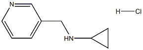 N-(pyridin-3-ylMethyl)cyclopropanaMine hydrochloride Struktur