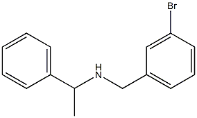 (3-BroMobenzyl)-(1-phenylethyl)aMine Struktur