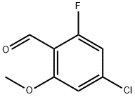 4-chloro-2-fluoro-6-Methoxybenzaldehyde Struktur