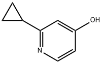 2-cyclopropylpyridin-4-ol Struktur