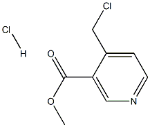 METHYL 4-CHLOROMETHYLNICOTINIC ACID HCL Struktur