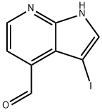 3-Iodo-7-azaindole-4-carbaldehyde Struktur