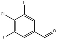 4-Chloro-3,5-difluorobenzaldehyde Struktur