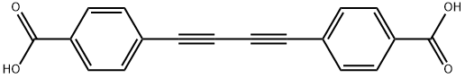 Benzoic acid, 4,4'-(1,3-butadiyne-1,4-diyl)bis- Struktur