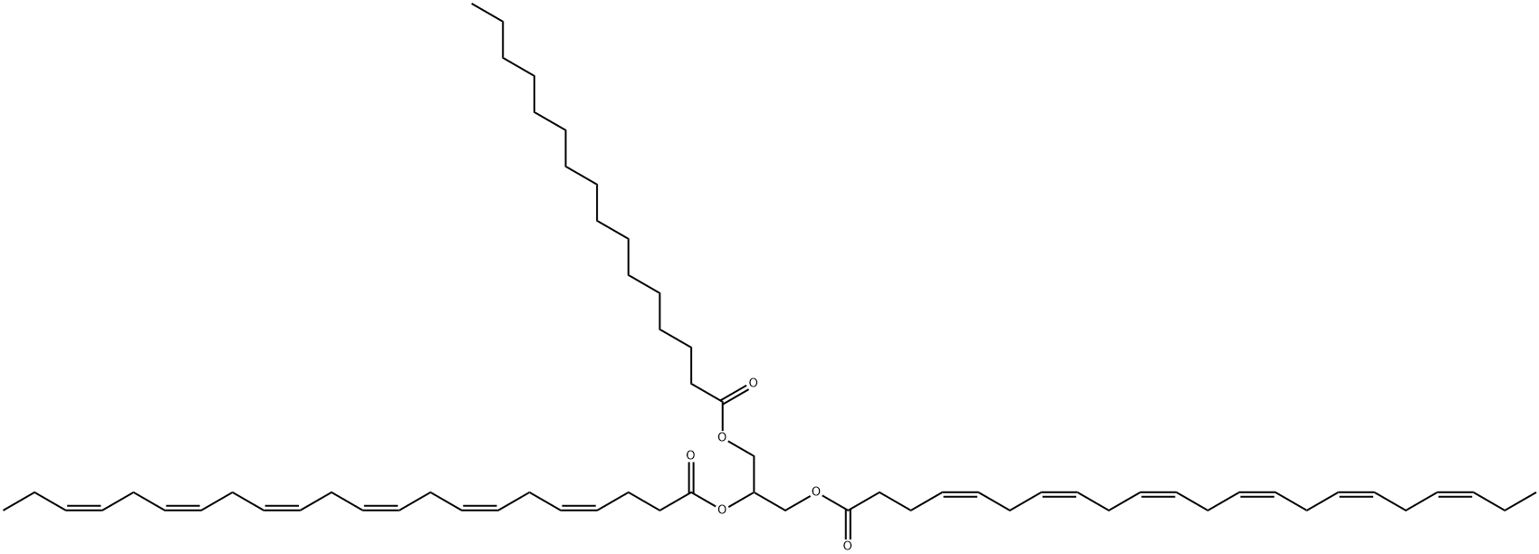 1,2-Didocosahexaenoyl-3-palMitoyl Glycerol Struktur