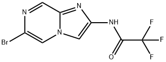 N-(6-broMoiMidazo[1,2-a]pyrazin-2-yl)-2,2,2-trifluoroacetaMide Struktur