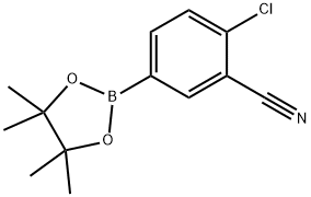 4-Chloro-3-cyanophenylboronic acid, pinacol ester Struktur