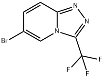 1,2,4-Triazolo[4,3-a]pyridine, 6-broMo-3-(trifluoroMethyl)- Struktur