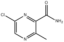 6-Chloro-3-Methylpyrazine-2-carboxaMide Struktur