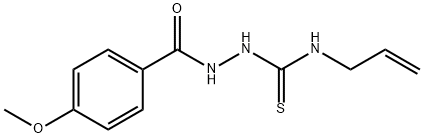 Benzoic acid, 4-Methoxy-, 2-[(2-propen-1-ylaMino)thioxoMethyl]hydrazide Struktur